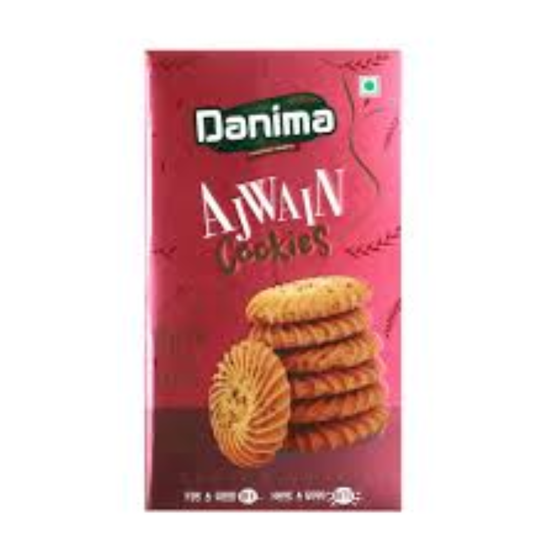 DANIMA AJWAIN COOKIES 250GMS